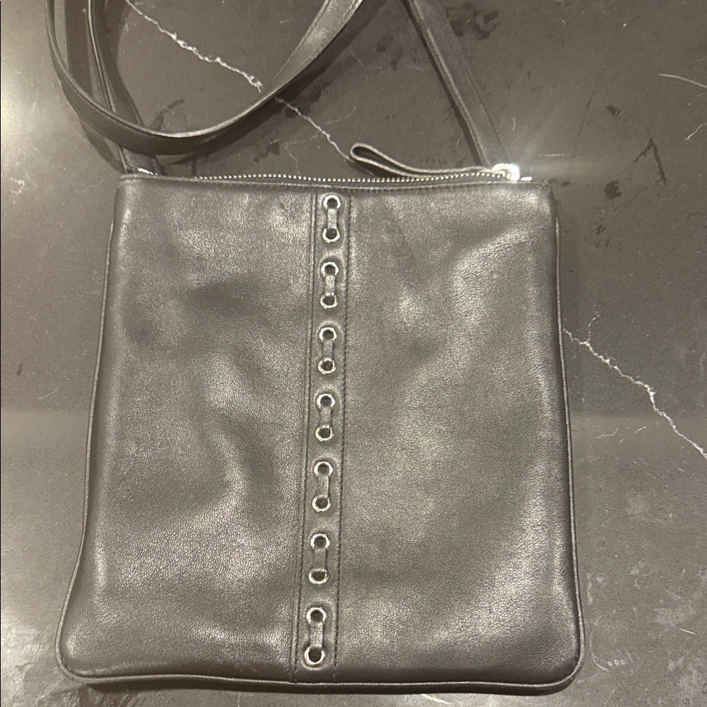 Coach Black Leather Crossbody Bag